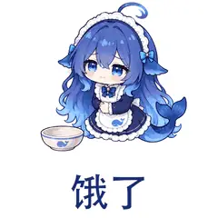 大肥鱼表情包：饿了，表示想吃东西