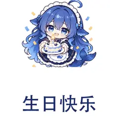 大肥鱼表情包：生日快乐，为生日送祝福